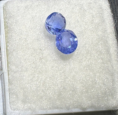 Heated sapphires 1.70 ct