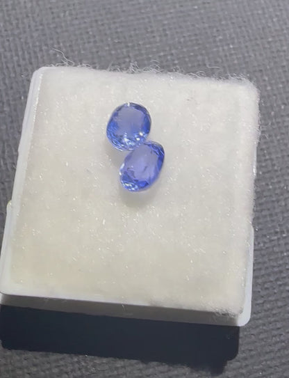 Heated sapphires 1.70 ct